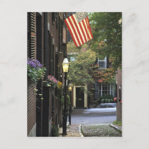 USA, Massachusetts, Boston, Beacon Hill. Postkarte