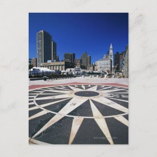 USA, Massachusetts, Boston, Boston, Hafen Postkarte