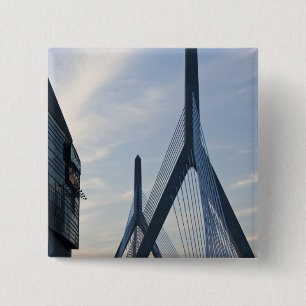 USA, Massachusetts, Boston. Die Zakim-Brücke. 2 Button