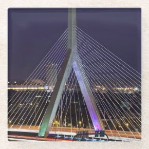 USA, Massachusetts, Boston. Leonard Zakim Glasuntersetzer