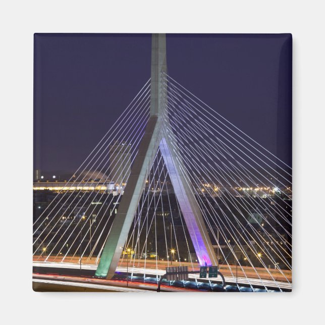 USA, Massachusetts, Boston. Leonard Zakim Magnet (Vorne)