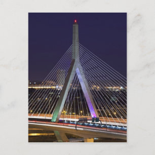 USA, Massachusetts, Boston. Leonard Zakim Postkarte