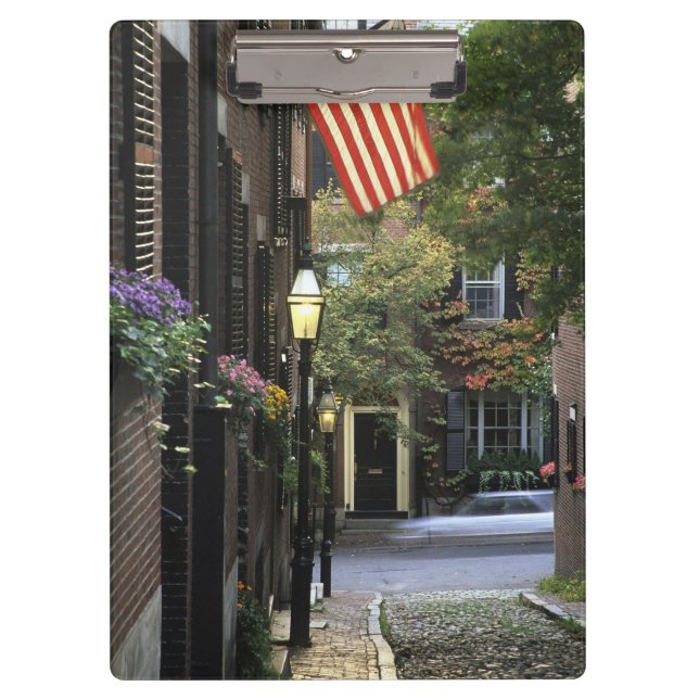 USA, Massachusetts, Boston, Leuchtfeuer-Hügel Klemmbrett (Vorderseite)
