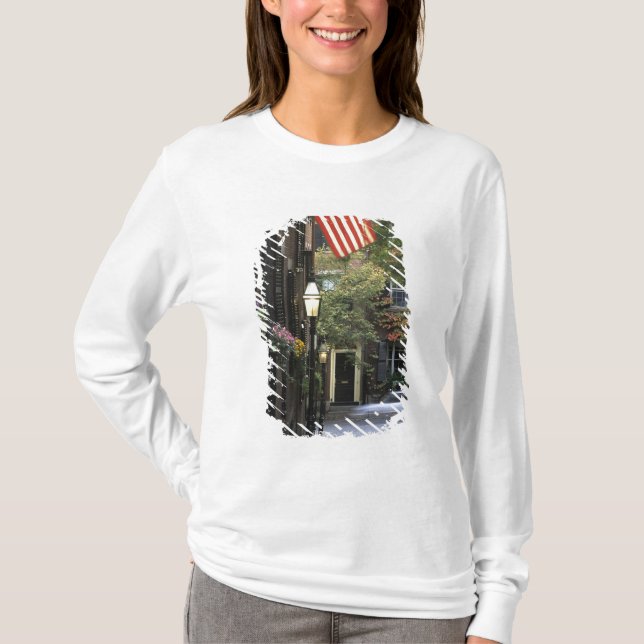 USA, Massachusetts, Boston, Leuchtfeuer-Hügel T-Shirt (Vorderseite)