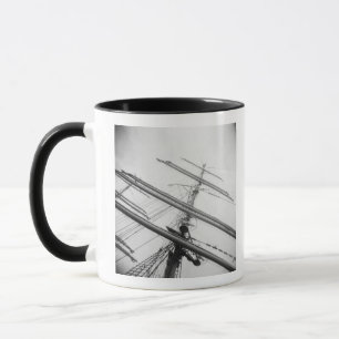 USA, Massachusetts, Boston. Masten eines großen Sc Tasse