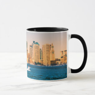 USA, Massachusetts. Boston-Ufergegend-Panorama Tasse