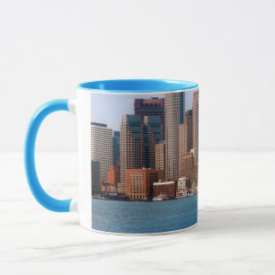 USA, Massachusetts. Boston Wasserfront Skyline 4 Tasse