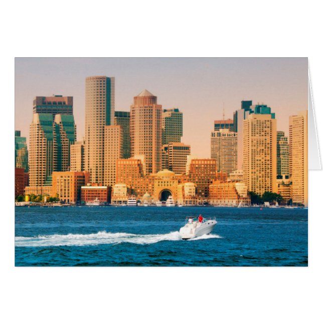 USA, Massachusetts. Boston Waterfront Panorama (Vorderseite (Horizontal))