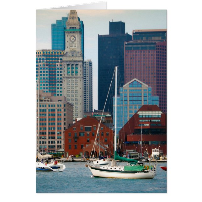 USA, Massachusetts. Boston Waterfront Skyline (Vorne)