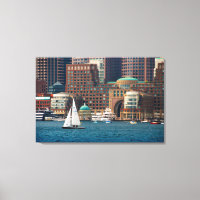 USA, Massachusetts. Boston Waterfront Skyline 2