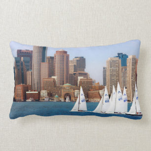 USA, Massachusetts. Boston Waterfront Skyline 4 Lendenkissen