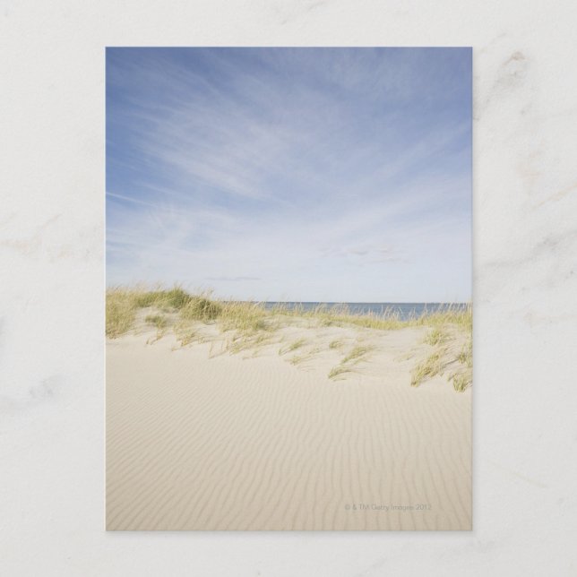 USA, Massachusetts, Cape Cod, Nantucket, Sand Postkarte (Vorderseite)