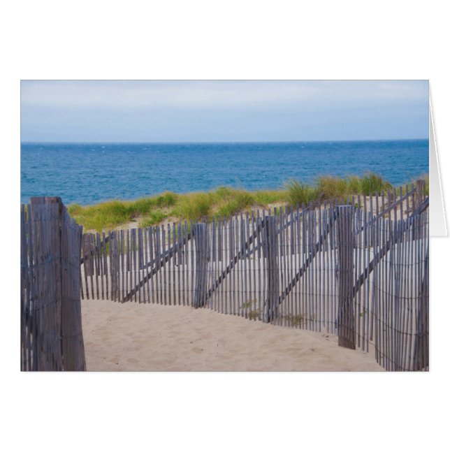 USA, Massachusetts. Dünen und Pfad (Vorderseite (Horizontal))