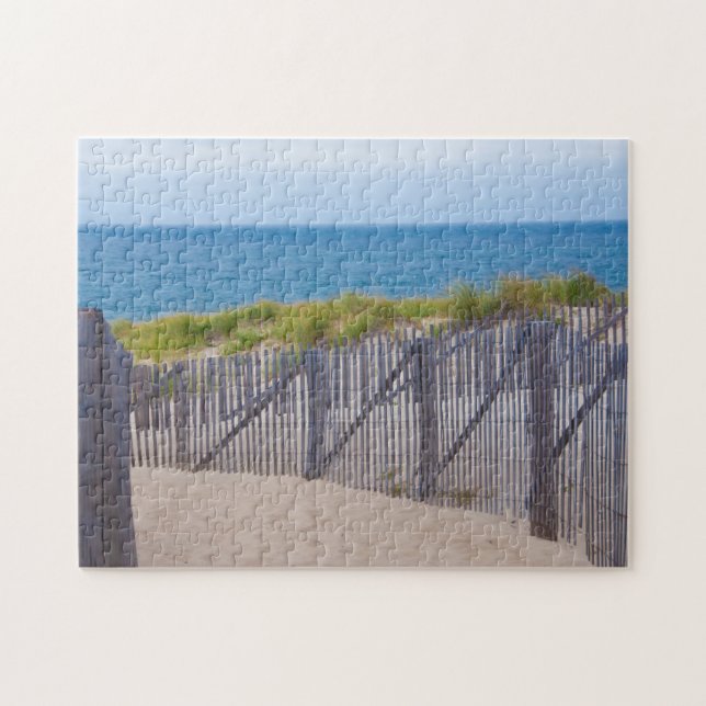 USA, Massachusetts. Dünen und Wege Puzzle (Horizontal)
