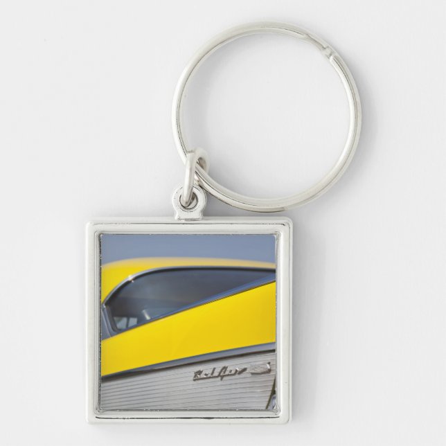 USA, Massachusetts, Gloucester. Detail von 1957 Schlüsselanhänger (Vorne)