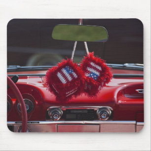 USA, Massachusetts, Gloucester. Flockige Würfel Mousepad