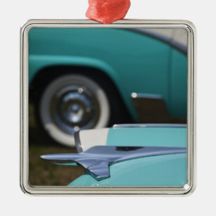 USA, Massachusetts, Gloucester. Ford aus den 1950e Silbernes Ornament
