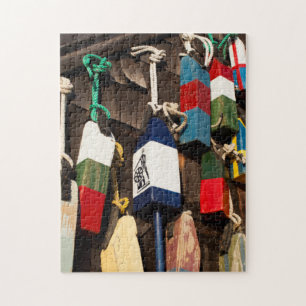 USA, Massachusetts, Gloucester, Lobster Buoys 2 Puzzle