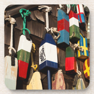 USA, Massachusetts, Gloucester, Lobster Buoys 2 Untersetzer