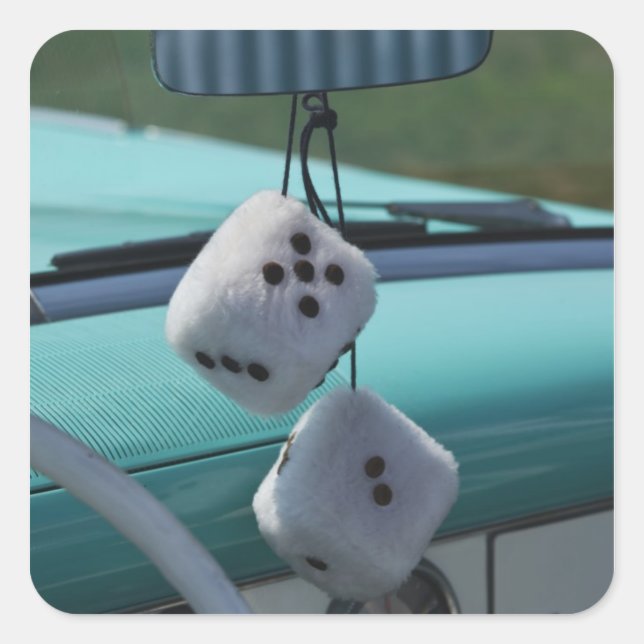 USA, Massachusetts, Gloucester. Schwindel Quadratischer Aufkleber (Vorderseite)