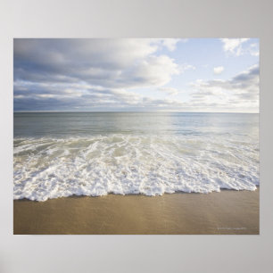 USA, Massachusetts, leerer Strand Poster