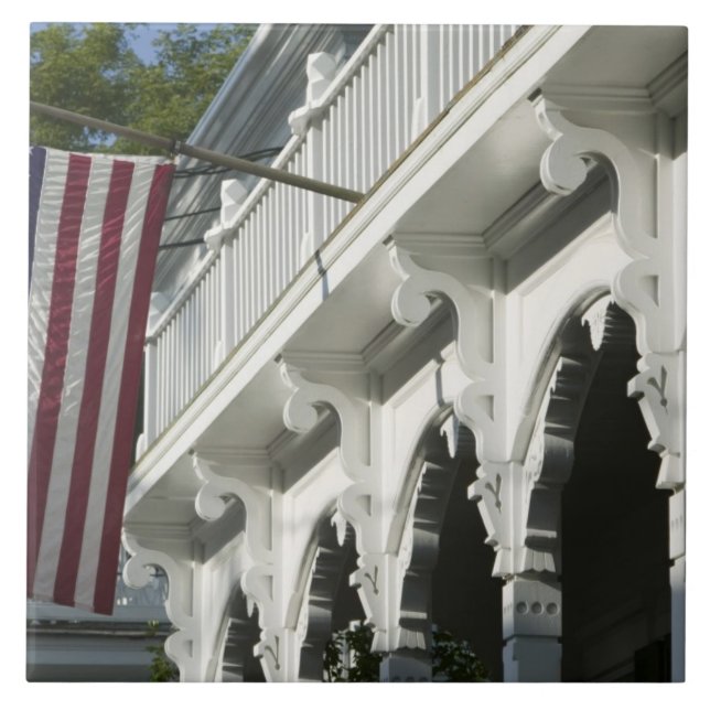 USA, MASSACHUSETTS, Martha's Vineyard: Fliese (Vorderseite)