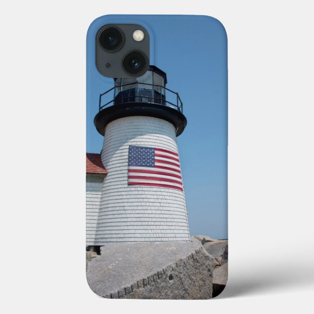 USA, Massachusetts, Nantucket. Brant Point Case-Mate iPhone Hülle (Rückseite)