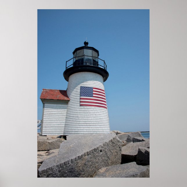 USA, Massachusetts, Nantucket. Brant Point Poster (Vorne)