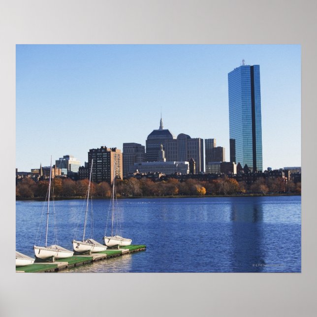 USA, Massachusetts, Skyline Boston Poster (Vorne)