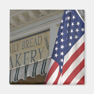 USA; Massachusetts; Stockbridge; Tägliches Brot Magnet