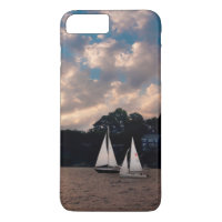 USA, Massachusetts. Sunset Segelsport