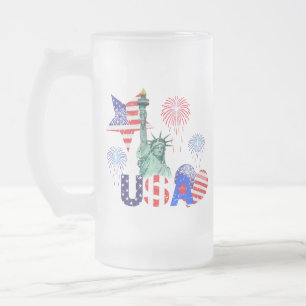 USA MATTGLAS BIERGLAS