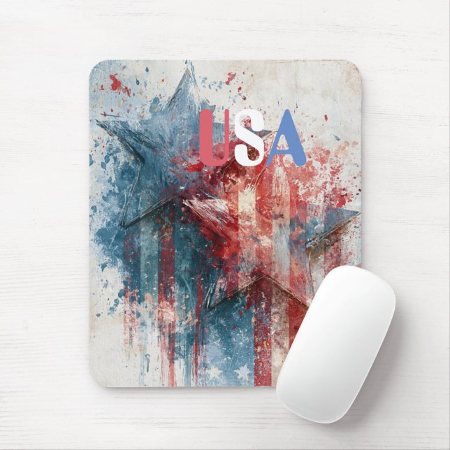USA-Mauspad Mousepad (Mit Mouse)