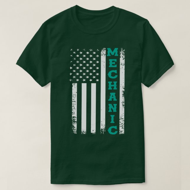 USA Mechanic T-Shirt (Design vorne)