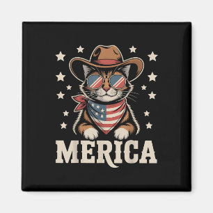 Usa Merica Katze 4. Juli Männer Frauen Kinder Lust Magnet