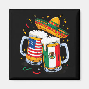 USA Mexiko Bier Cinco de Mayo Magnet