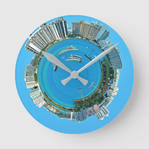 USA Miami Florida Runde Wanduhr