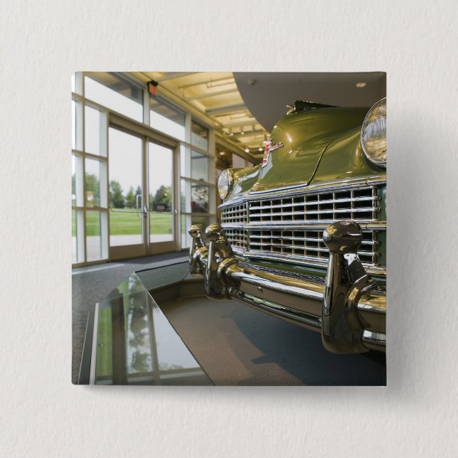 USA, Michigan, Auburn Hills: Walter P. Crysler Button (Vorderseite)