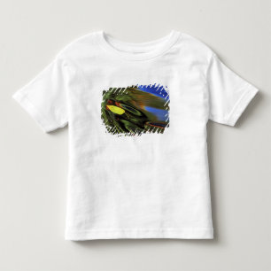 USA, Michigan, Birkenblatt im Fluss mit Herbst Kleinkind T-shirt