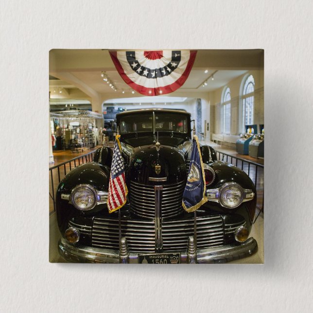 USA, Michigan, Dearborn: Das Henry Ford-Museum, Button (Vorderseite)