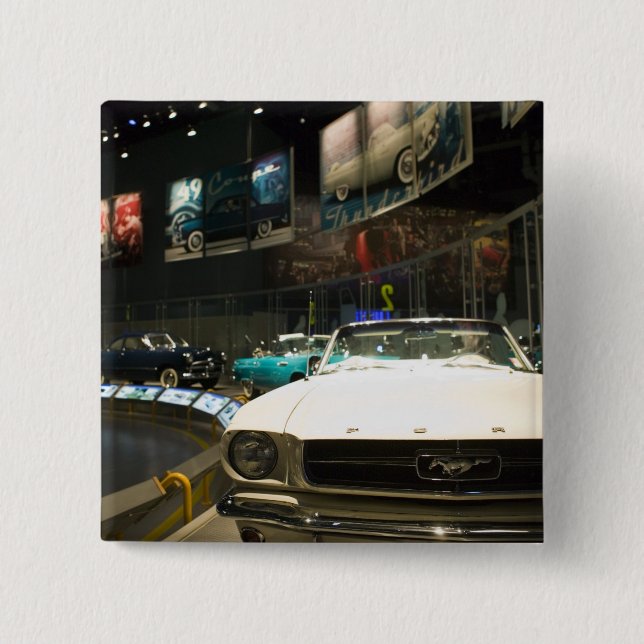 USA, Michigan, Detroit: Ford-Rouge-Fabrik-Ausflug, Button (Vorderseite)