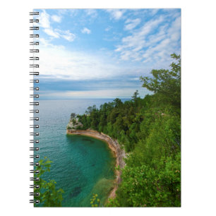 USA, Michigan. Felsenbildung des Bergbauvereins 3 Notizblock