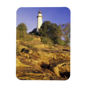 USA, Michigan, Huron-See. Pointe Aux Barques Magnet