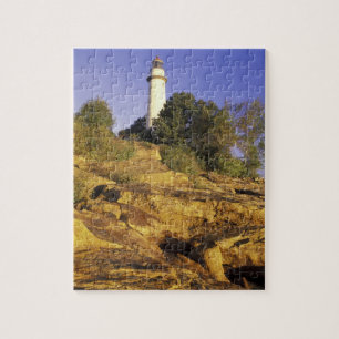 USA, Michigan, Lake Huron. Pointe Aux Barques Puzzle