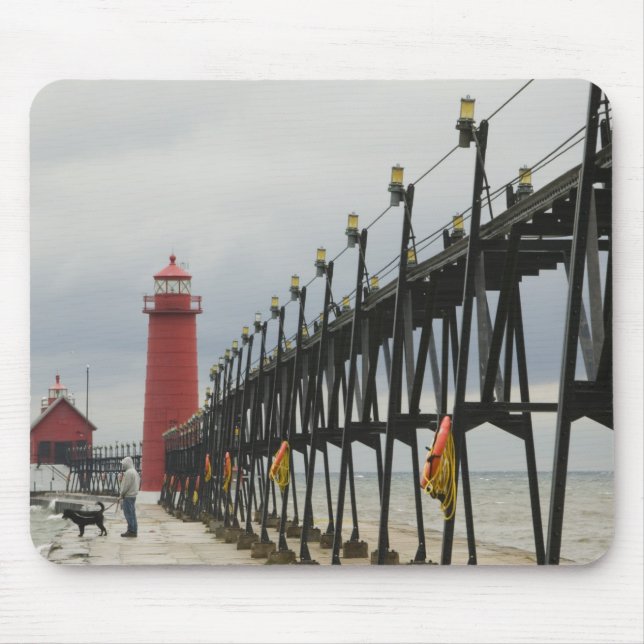 USA, Michigan, Lake Michigan Shore, Grand Haven: Mousepad (Vorne)