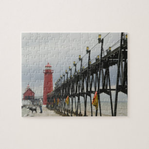 USA, Michigan, Lake Michigan Shore, Grand Haven: Puzzle