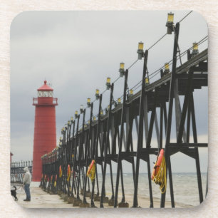 USA, Michigan, Lake Michigan Ufer, Grand Haven: Untersetzer