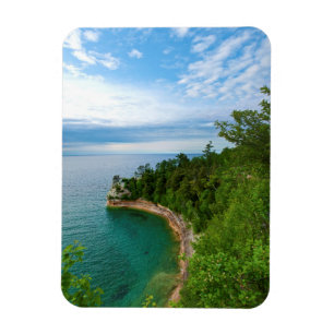 USA, Michigan. Miner's Castle Felsformation 3 Magnet