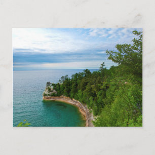 USA, Michigan. Miner's Castle Felsformation 3 Postkarte