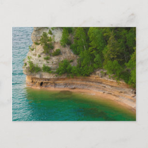 USA, Michigan. Miner's Castle Felsformation Postkarte